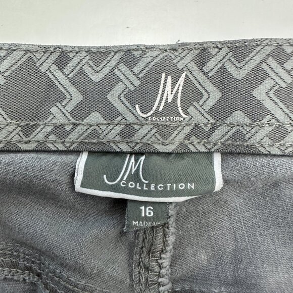 JM Collection Straight Leg Women's size 16 Gray Denim jeans - Picture 3 of 5